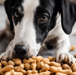 can dogs eat peanuts photo