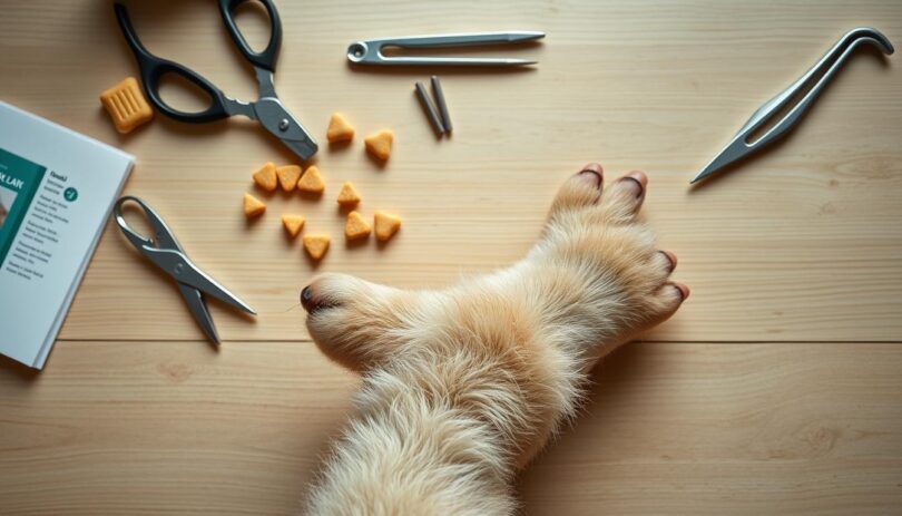 dog nail clipping